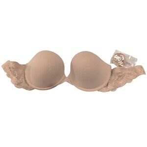 Scarlett Blue Goddess Multiway Strapless Bra Size 32 D Cashmere Lace